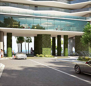 Icon Bay Miami Front Entrance